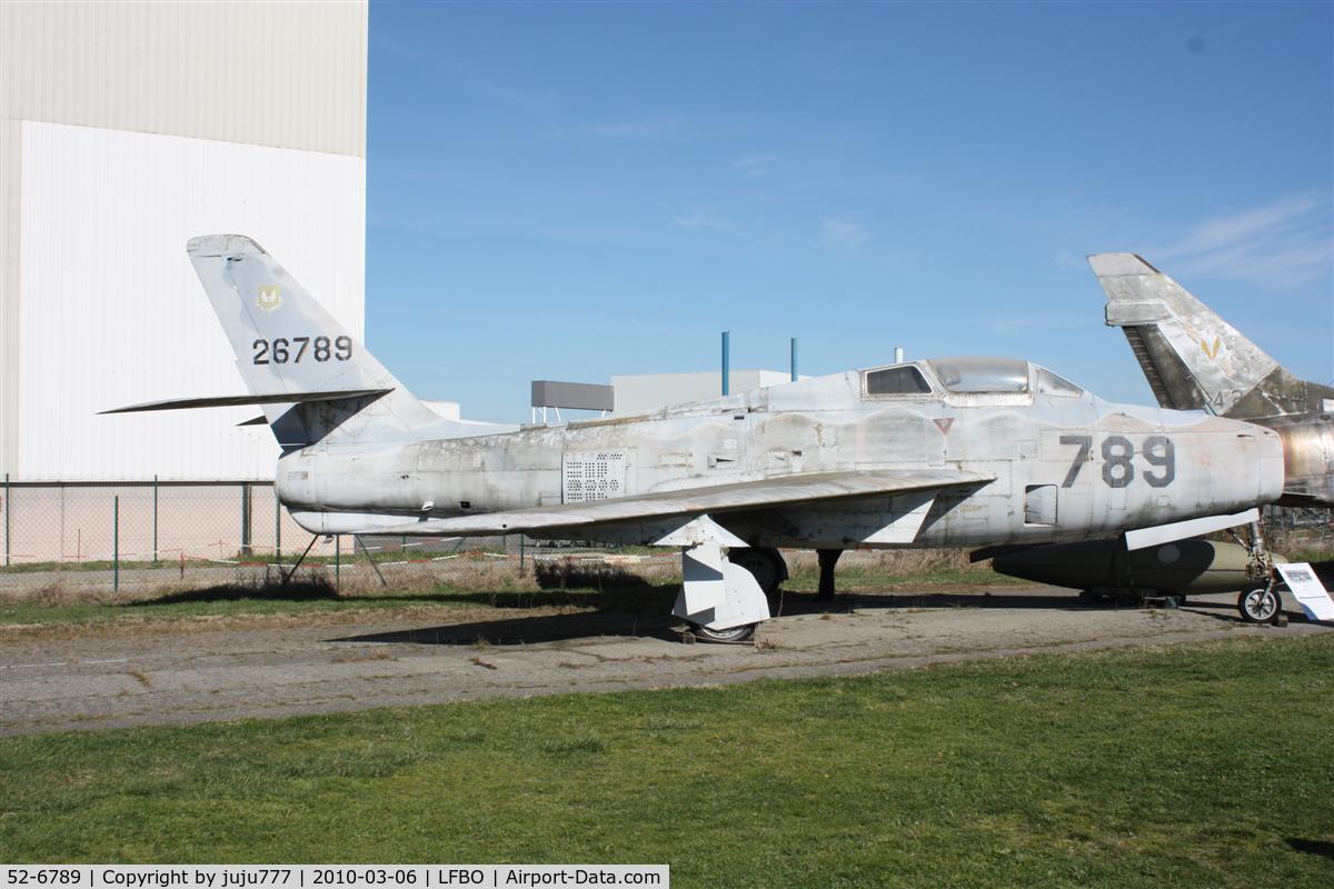 52-6789, 1952 Republic F-84F Thunderstreak C/N Not found 52-6789, on display at Ailes Anciennes Toulouse