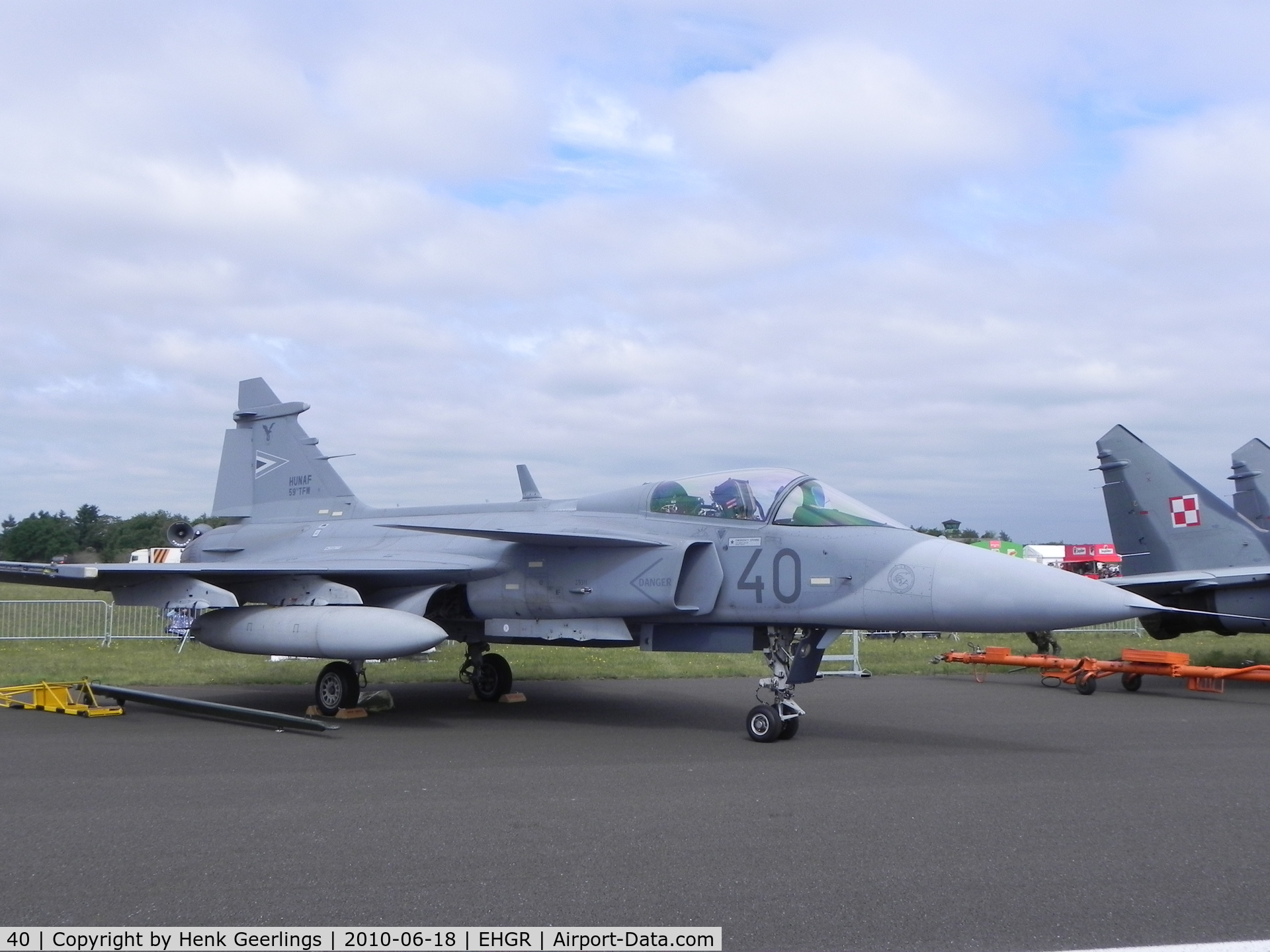 40, Saab JAS-39C Gripen C/N 39311, Dutch AF Open Day,  Gilze Rijen AFB

Hungarian AF
