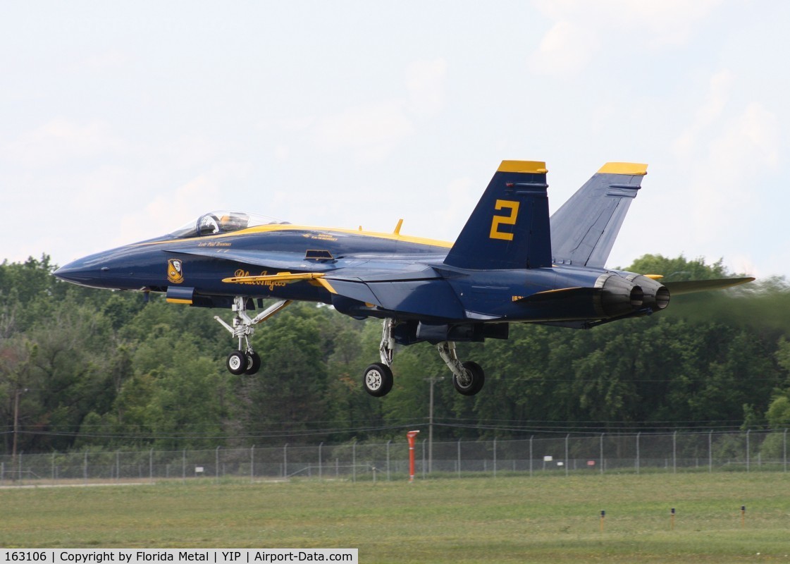 163106, McDonnell Douglas F/A-18A Hornet C/N 0495, Blue Angels #2