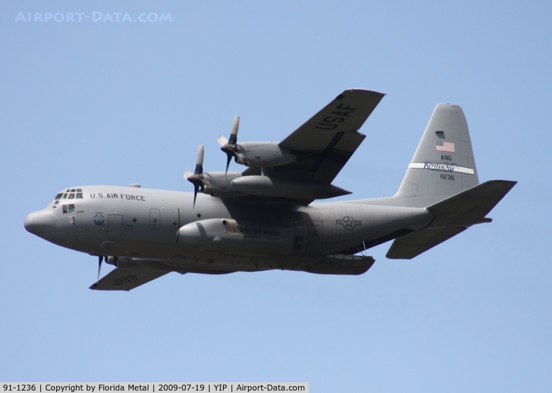91-1236, 1991 Lockheed C-130H Hercules C/N 382-5286, C-130H