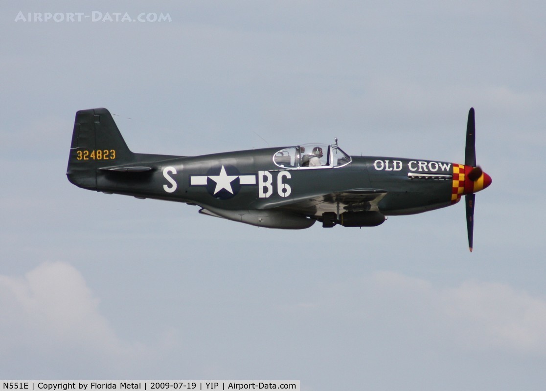 N551E, 1943 North American P-51B-1NA Mustang C/N 102-24700, P-51B Old Crow