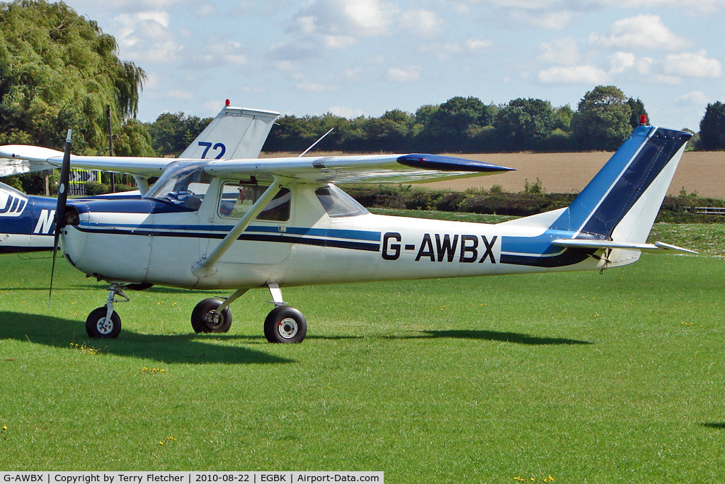 G-AWBX, 1968 Reims F150H C/N 0286, 1968 Reims Aviation Sa CESSNA F150H, c/n: 0286 - visitor to the 2010 Sywell Airshow