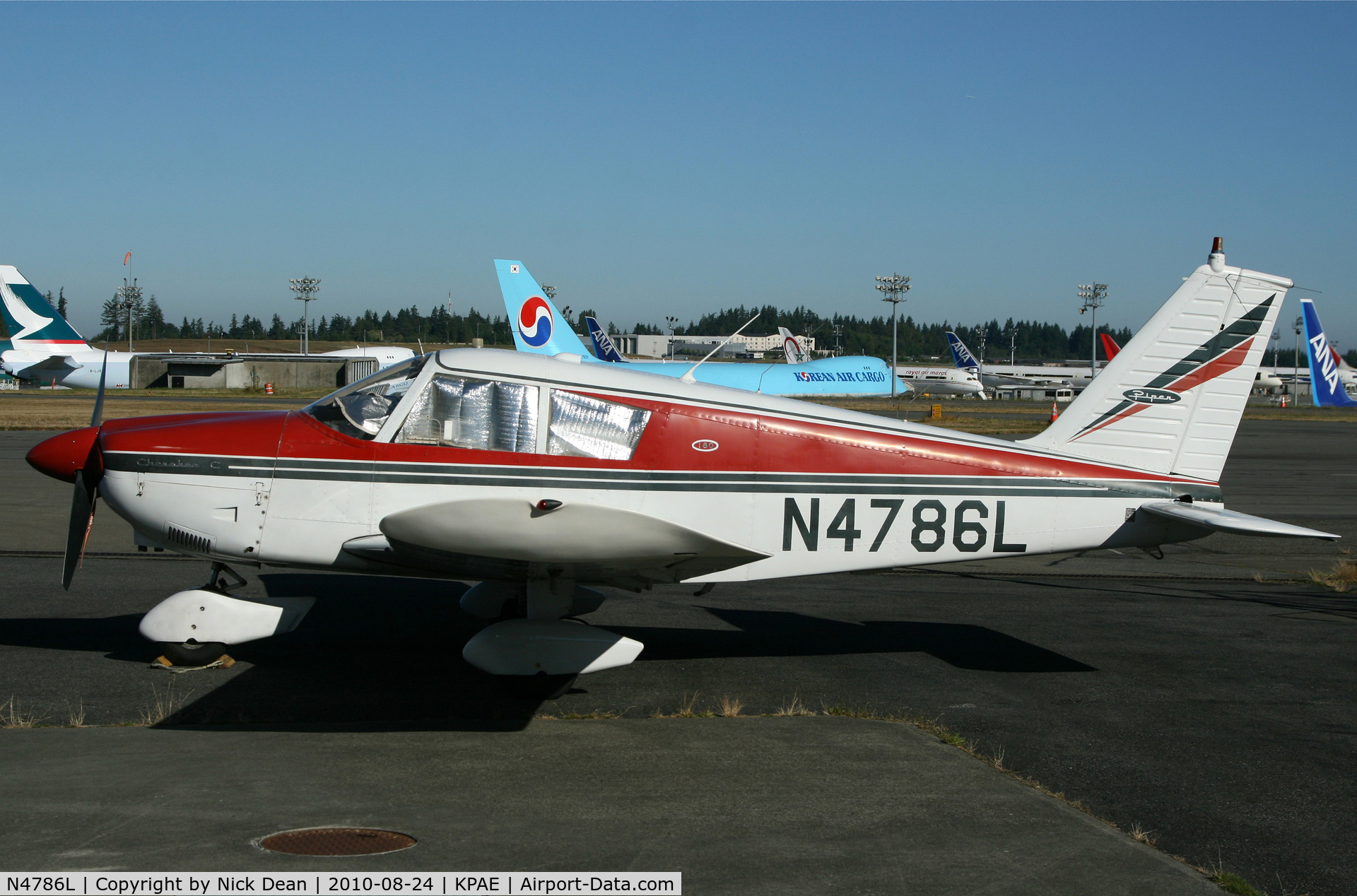N4786L, 1967 Piper PA-28-180 Cherokee C/N 28-4122, KPAE