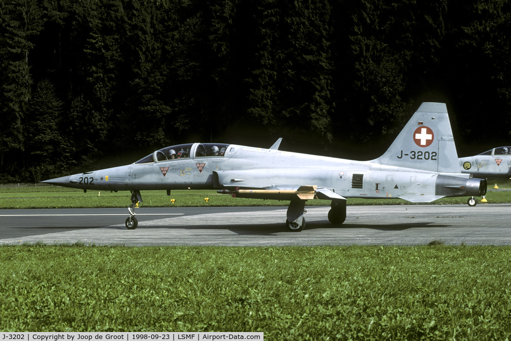 J-3202, 1978 Northrop F-5F Tiger II C/N M1002, Wiederholungskurs 1998