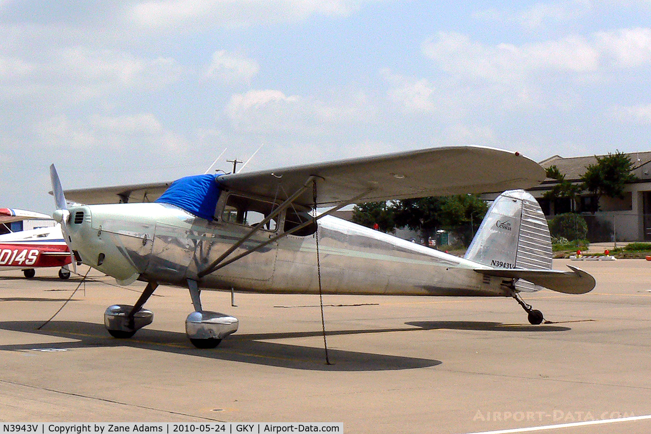 N3943V, 1948 Cessna 170 C/N 18262, At Arlington Municipal, TX