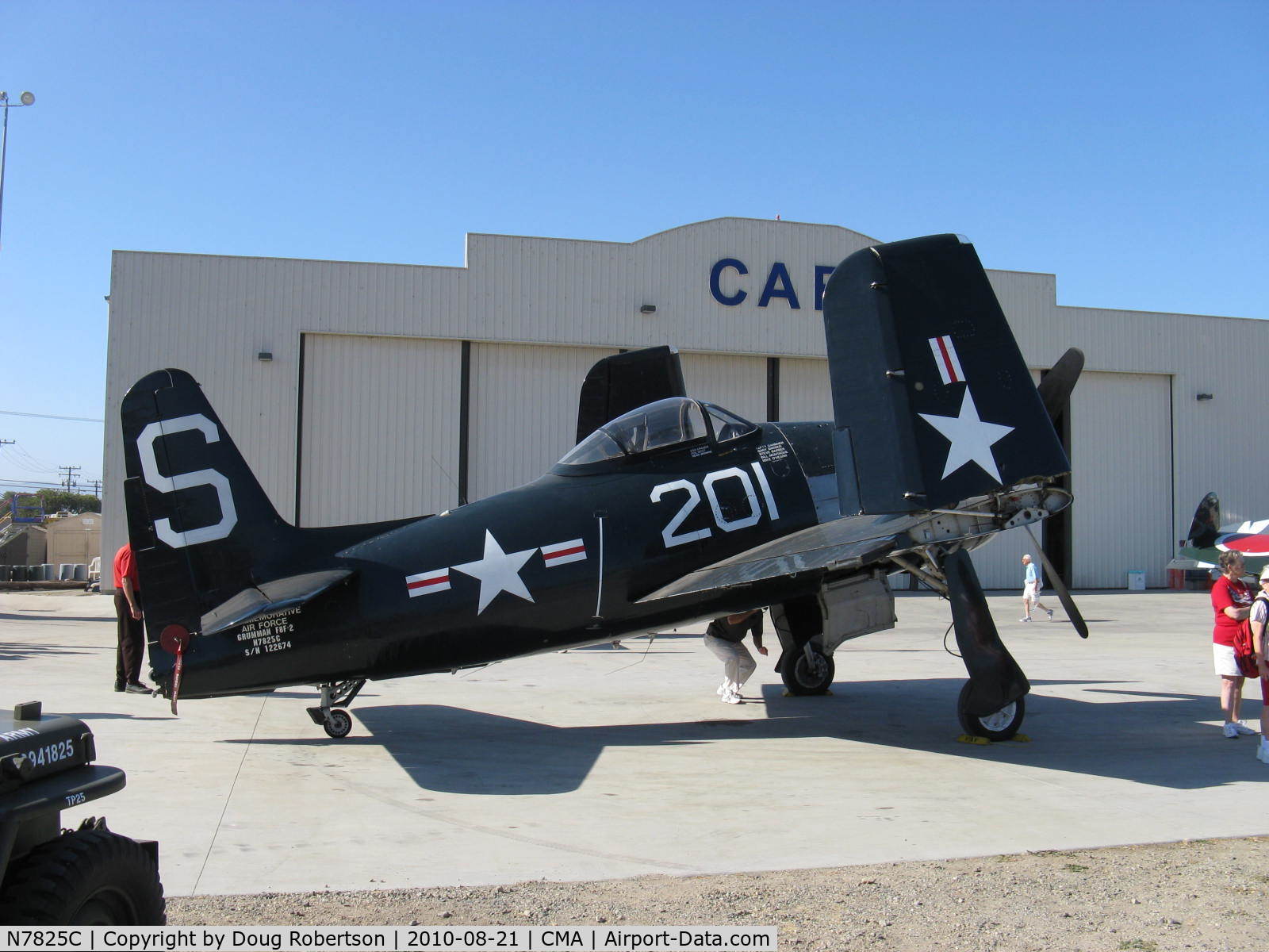N7825C, 1948 Grumman F8F-2 (G58) Bearcat C/N D.1227, 1948 Grumman F8F-2 BEARCAT, P&W R-2800-34W Double wasp 18 cylinder 2,100 Hp