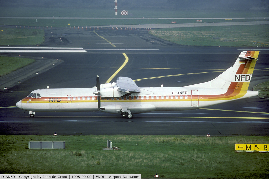 D-ANFD, 1991 ATR 72-202 C/N 256, Nürnburger Flugdienst