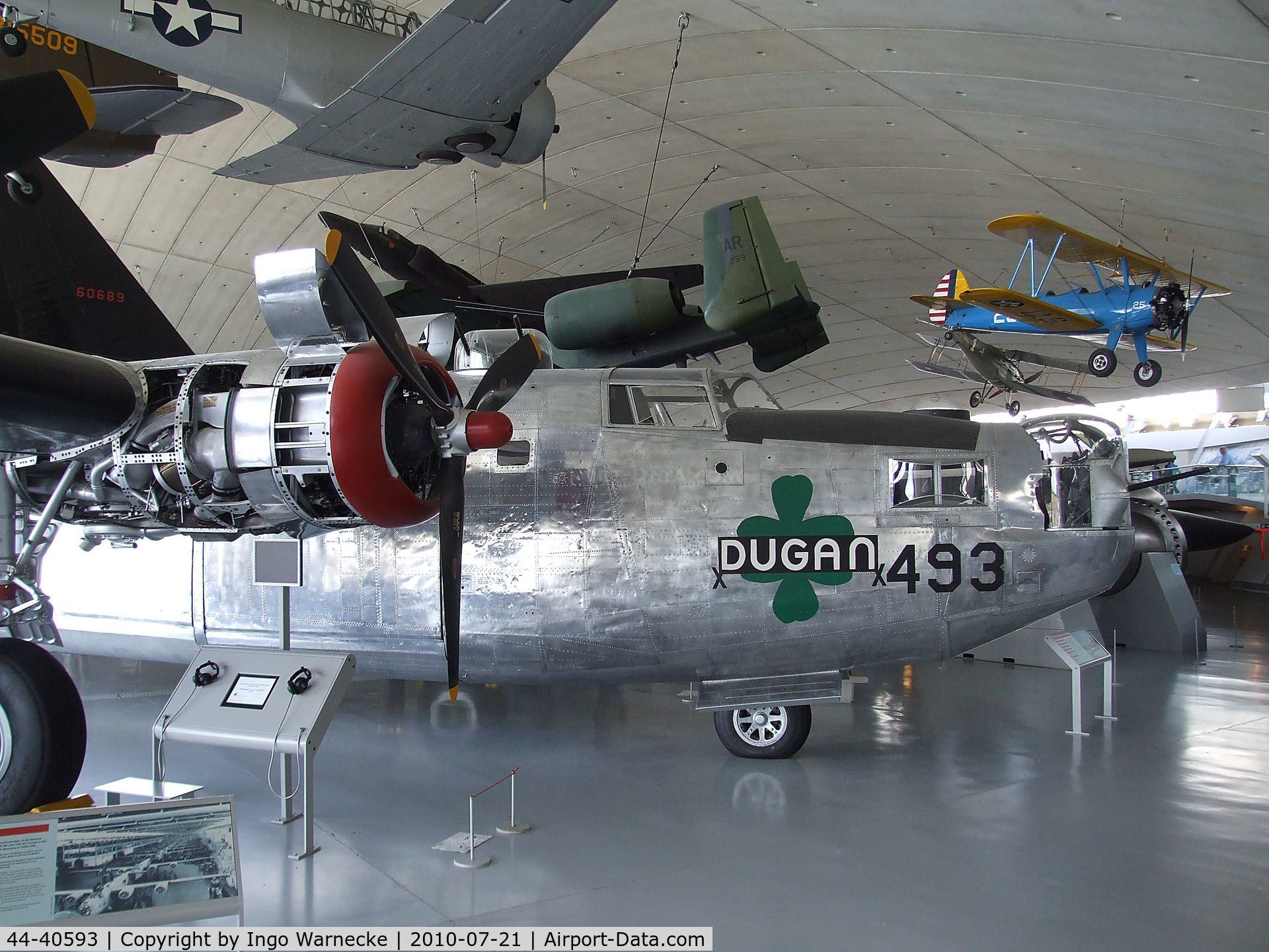 44-40593, Consolidated B-24M Liberator C/N 6083, Consolidated B-24M Liberator at the American Air Museum in Britain, Duxford