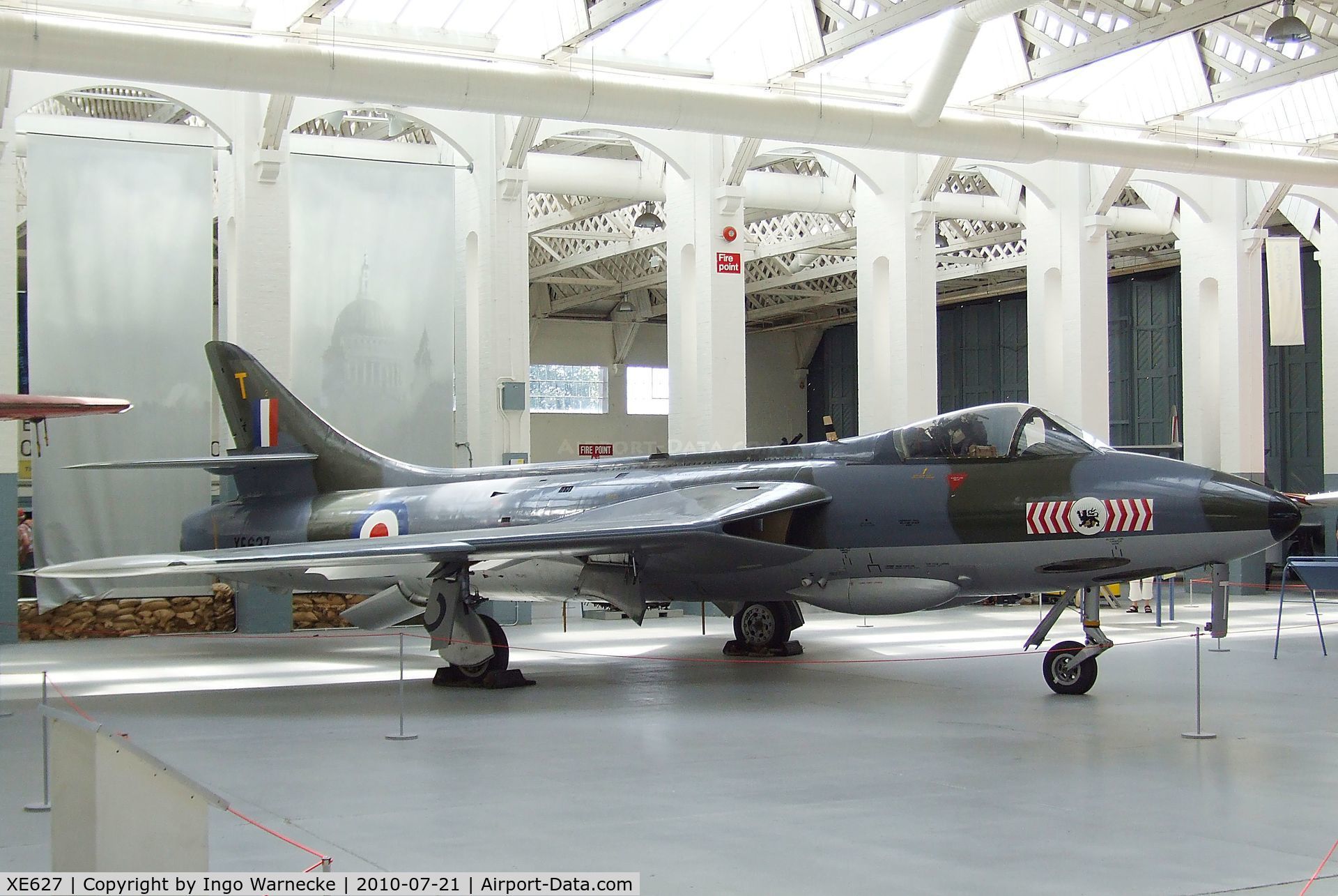 XE627, 1956 Hawker Hunter F.6A C/N 41H/679979, Hawker Hunter F6A at the Imperial War Museum, Duxford