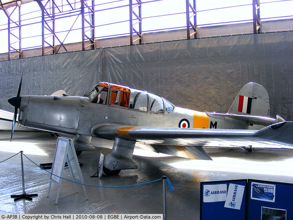 G-APJB, 1948 Percival P-40 Prentice T1 C/N PAC-086, Air Atlantique Ltd, displaying its former RAF ID VR259