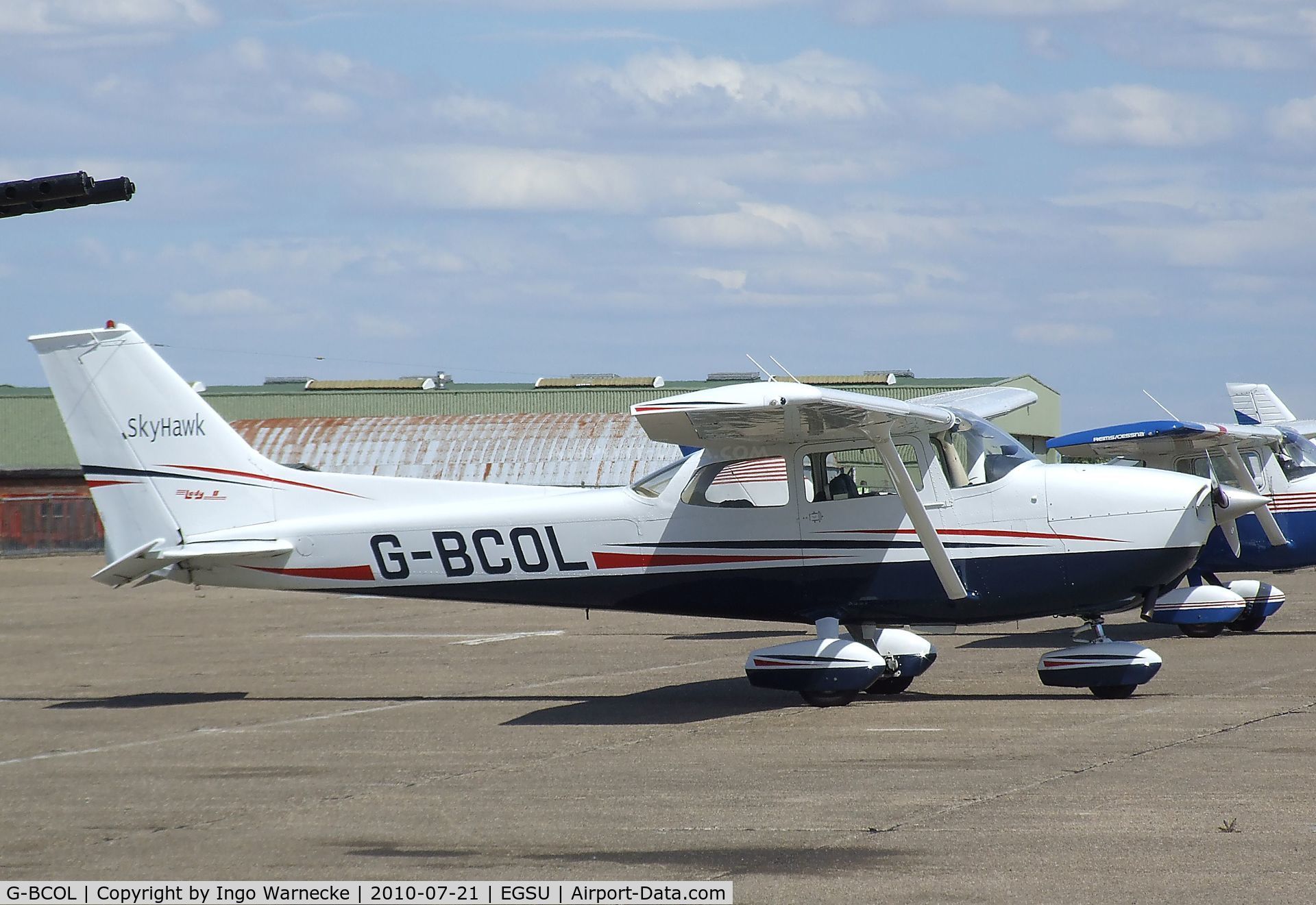 G-BCOL, 1974 Reims F172M Skyhawk Skyhawk C/N 1233, Cessna (Reims) F172M Skyhawk at Duxford airfield