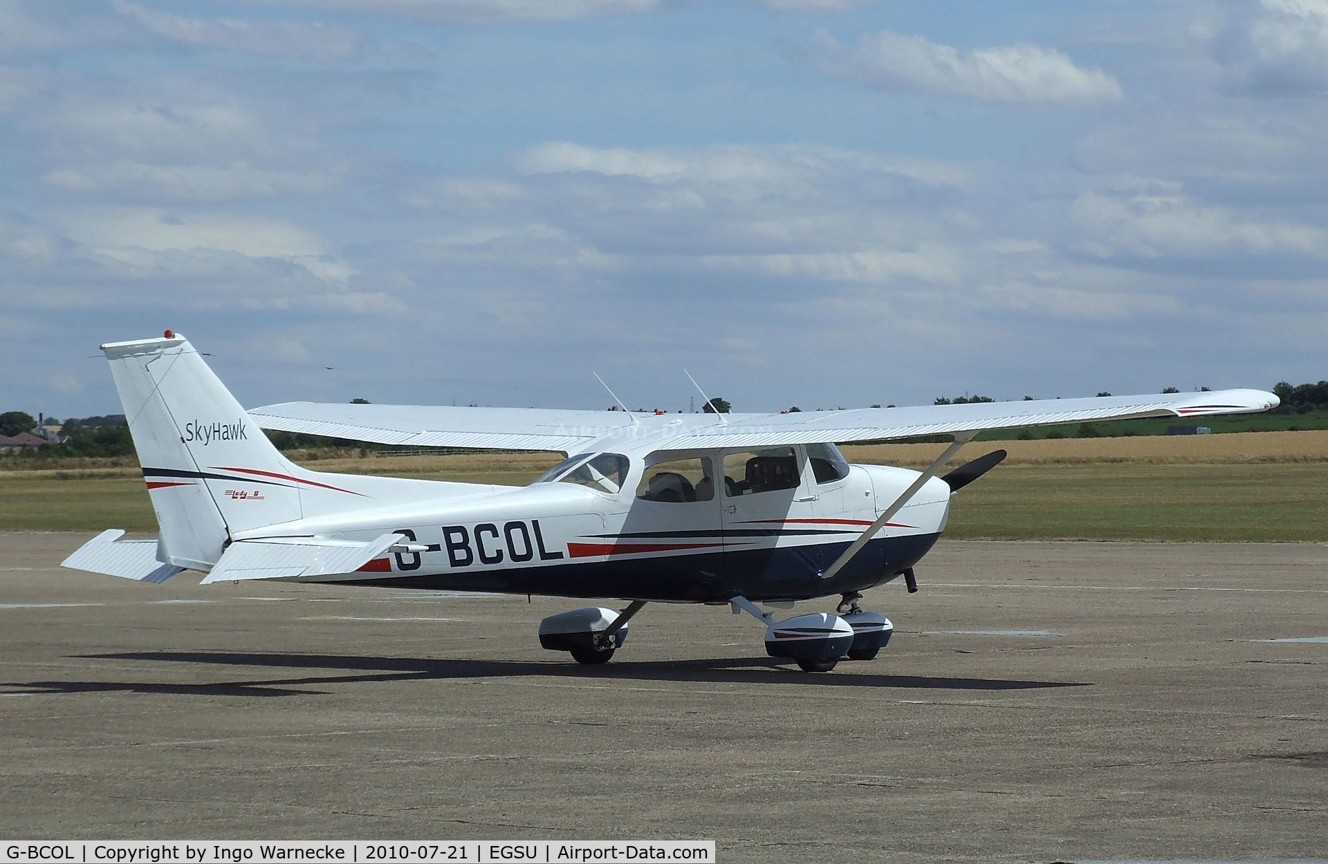 G-BCOL, 1974 Reims F172M Skyhawk Skyhawk C/N 1233, Cessna (Reims) F172M Skyhawk at Duxford airfield