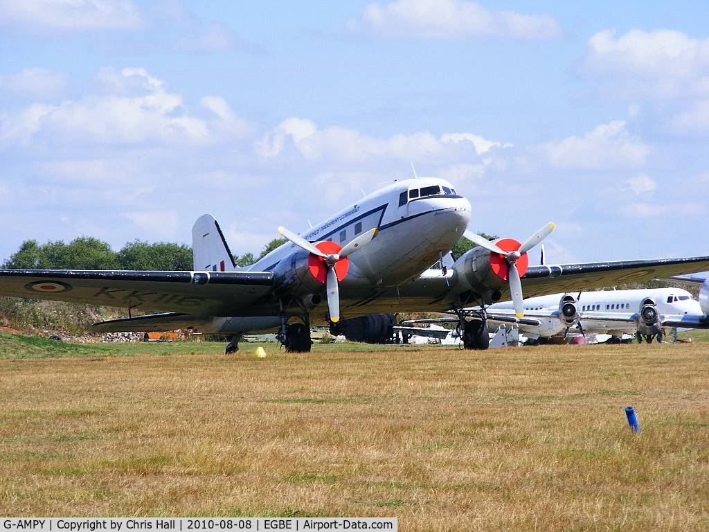 G-AMPY, 1944 Douglas C-47B-15-DK Dakota 4 C/N 26569, Air Atlantique Ltd, displaying its former RAF ID KK116