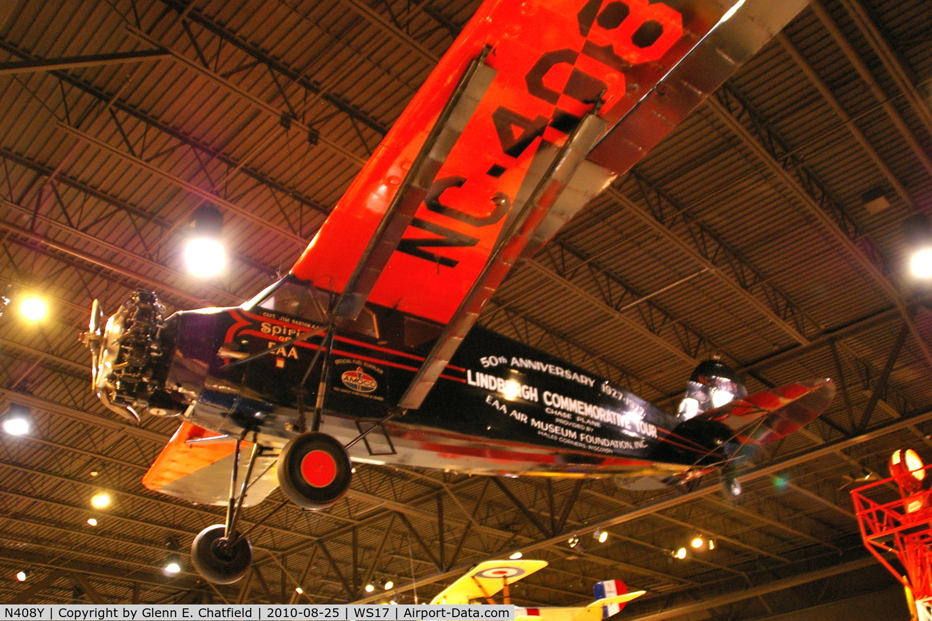 N408Y, 1932 Stinson SM-8A Junior C/N M-4243, At the EAA Museum