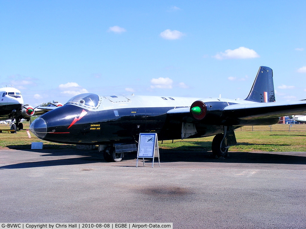 G-BVWC, 1955 English Electric Canberra B.2 C/N EEP71399, Classic Aviation Projects Ltd, displaying its former RAF ID WK163