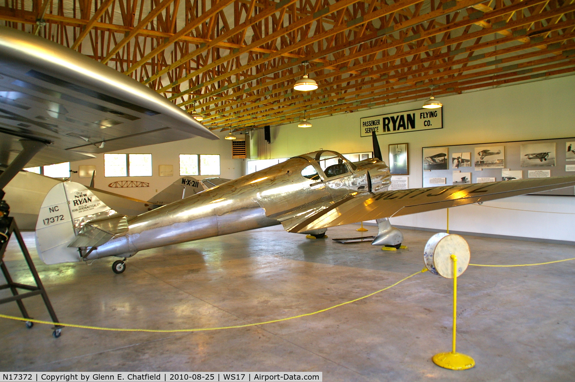 N17372, 1937 Ryan Aeronautical SCW-145 C/N 201, At the EAA Museum