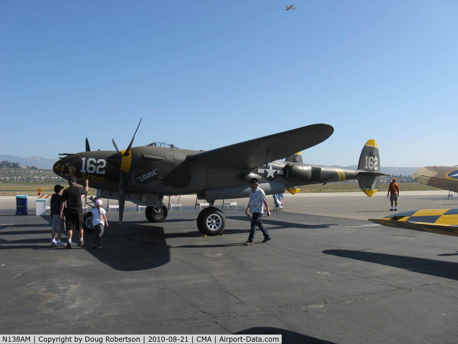 N138AM, 1943 Lockheed P-38J Lightning C/N 44-23314, 1943 Lockheed P-38J'23 SKIDOO', two Allison V1710-89/91 counter-rotating 1,425 Hp each, Experimental class