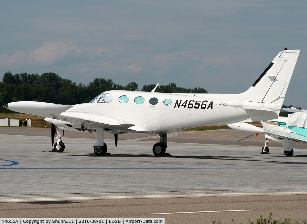 N4656A, 1979 Cessna 340A C/N 340A0961, Parked at the General Aviation area...