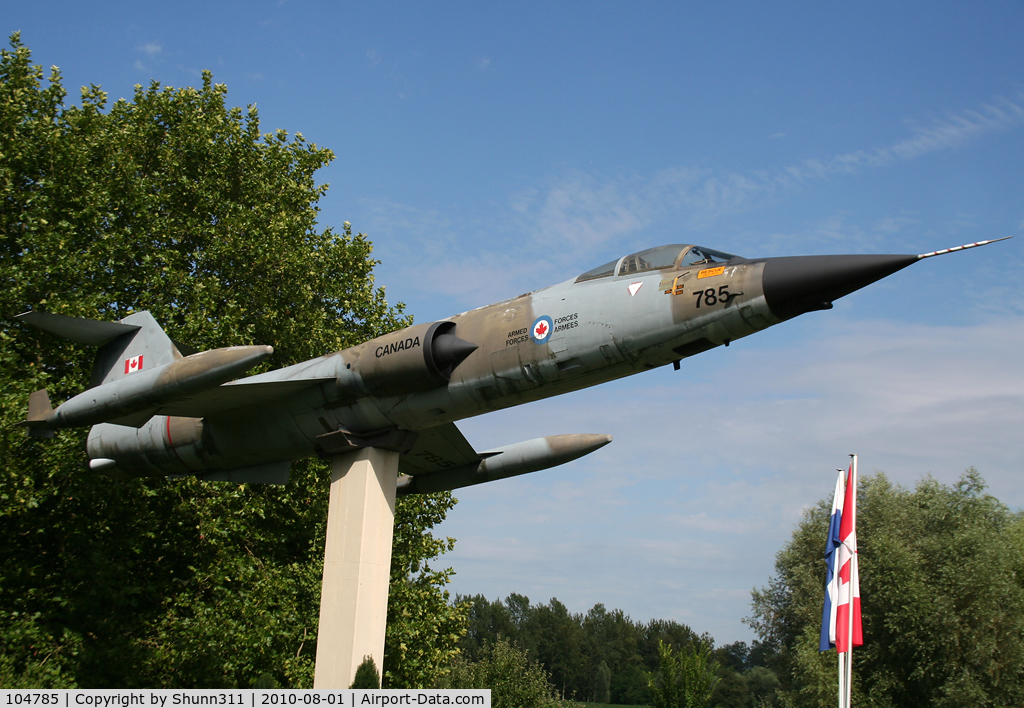 104785, Canadair CF-104 Starfighter C/N 683A-1085, S/n 1085 - CF-104 preserved in a small town named Söllingen in Germany... Near the airport of Baden Baden...