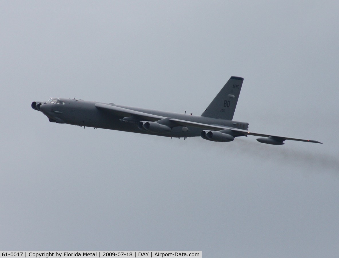 61-0017, 1961 Boeing B-52H Stratofortress C/N 464444, B-52H