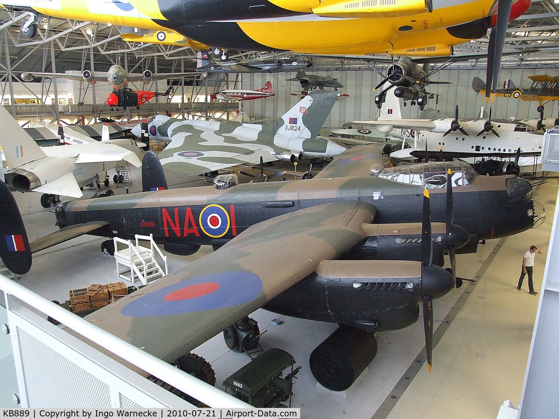 KB889, Avro 683 Lancaster B10 C/N KB889, Avro Lancaster X at the Imperial War Museum, Duxford