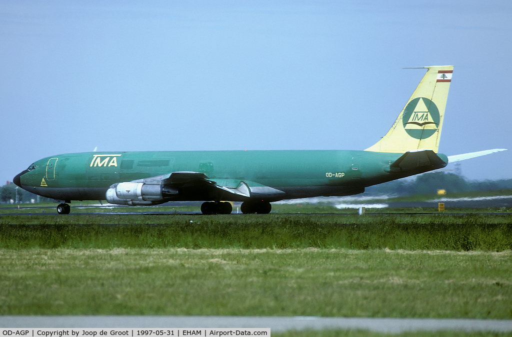 OD-AGP, 1967 Boeing 707-321C C/N 19274, TMA without 'of Lebanon'