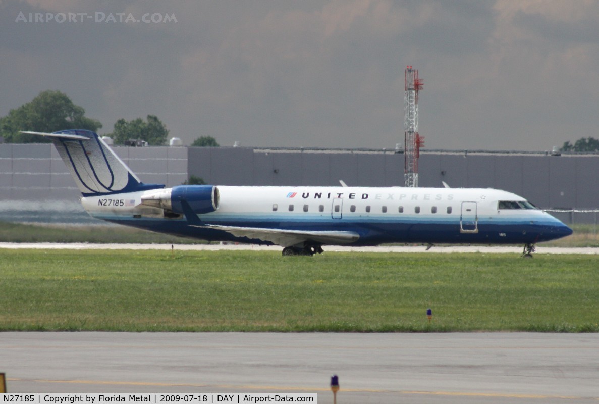 N27185, 1997 Canadair CRJ-200LR (CL-600-2B19) C/N 7185, United Express CRJ-200