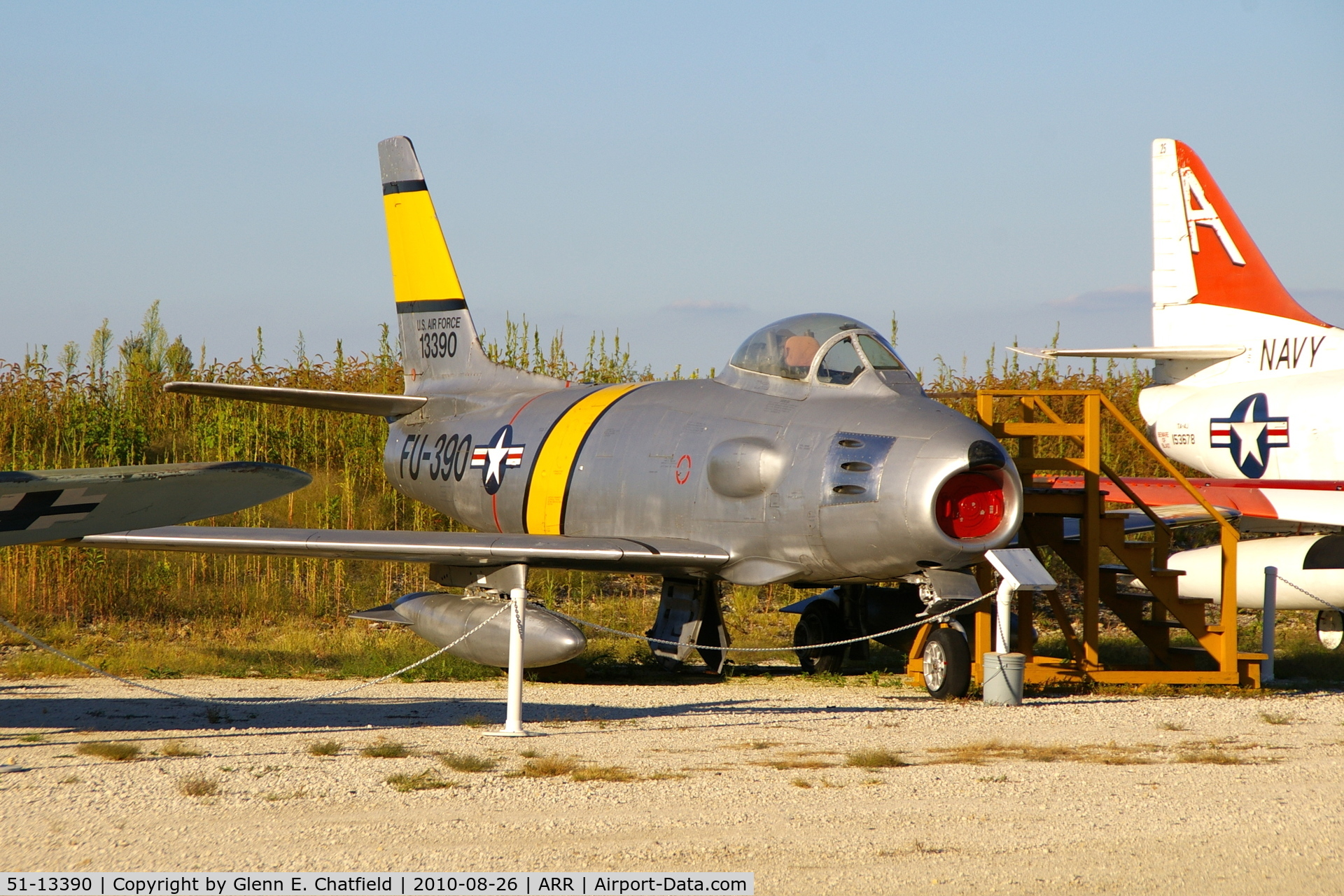 51-13390, 1951 North American RF-86F-25-NH Sabre C/N 176-321, Air Classics Museum