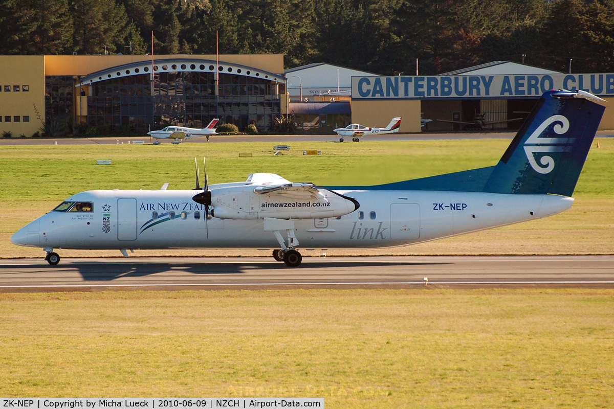 ZK-NEP, 2006 De Havilland Canada DHC-8-311Q Dash 8 C/N 634, At Christchurch