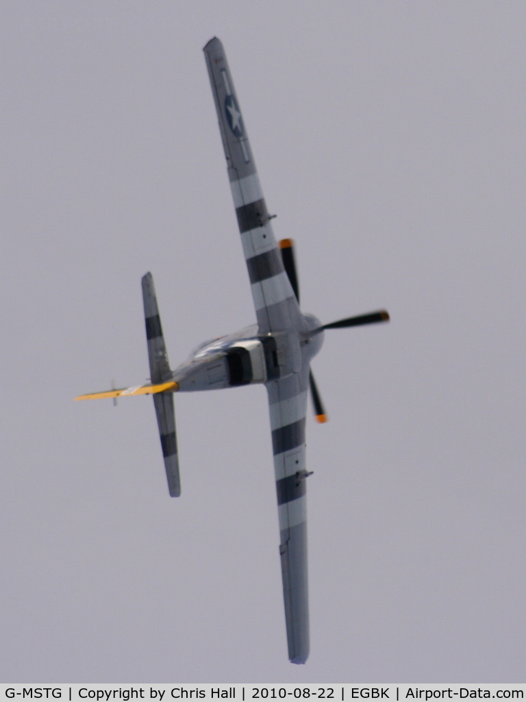 G-MSTG, 1945 North American P-51D Mustang C/N 124-48271, displaying at the Sywell Airshow