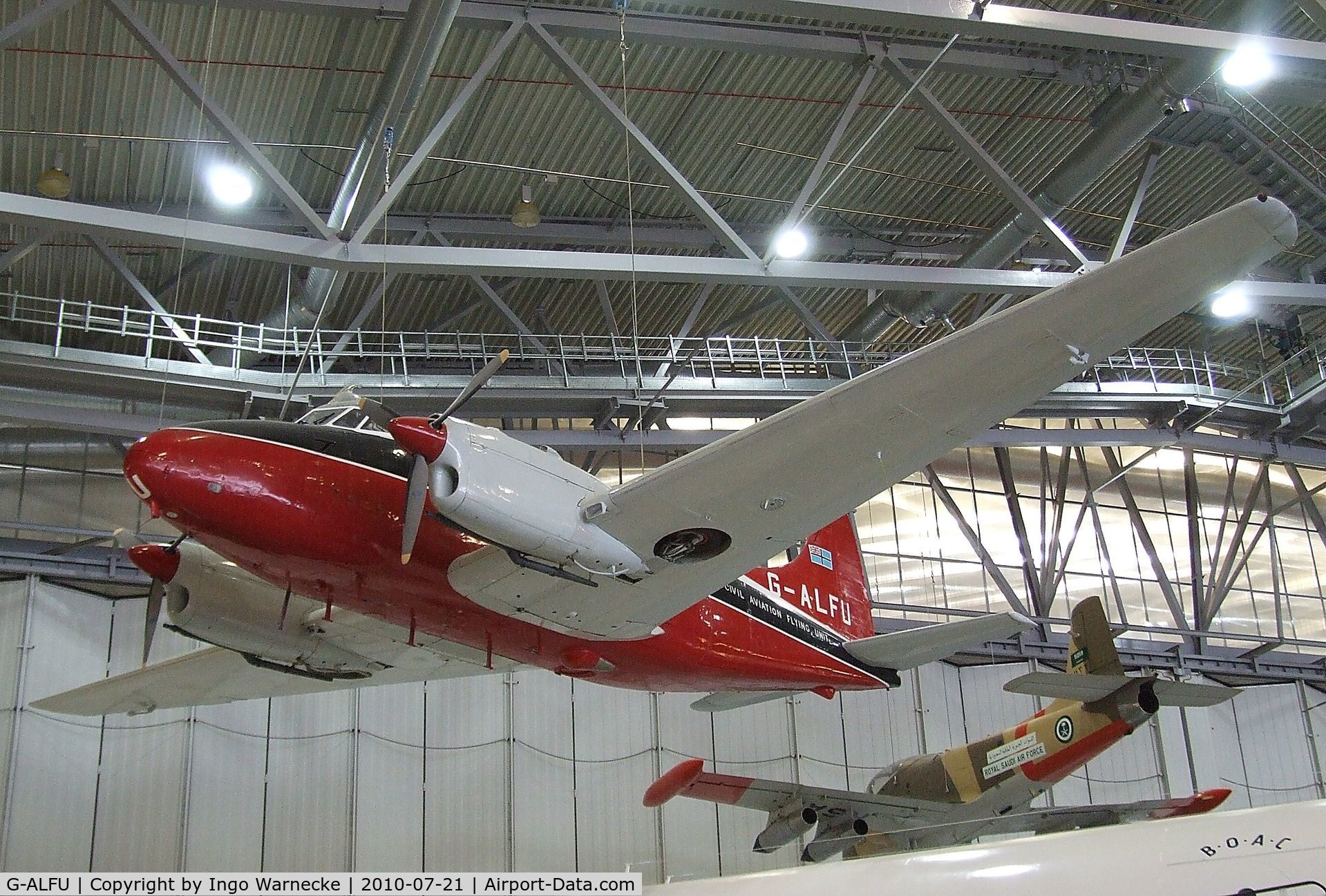 G-ALFU, 1949 De Havilland DH-104 Dove 6 C/N 04234, De Havilland D.H.104 Dove 6 at the Imperial War Museum, Duxford