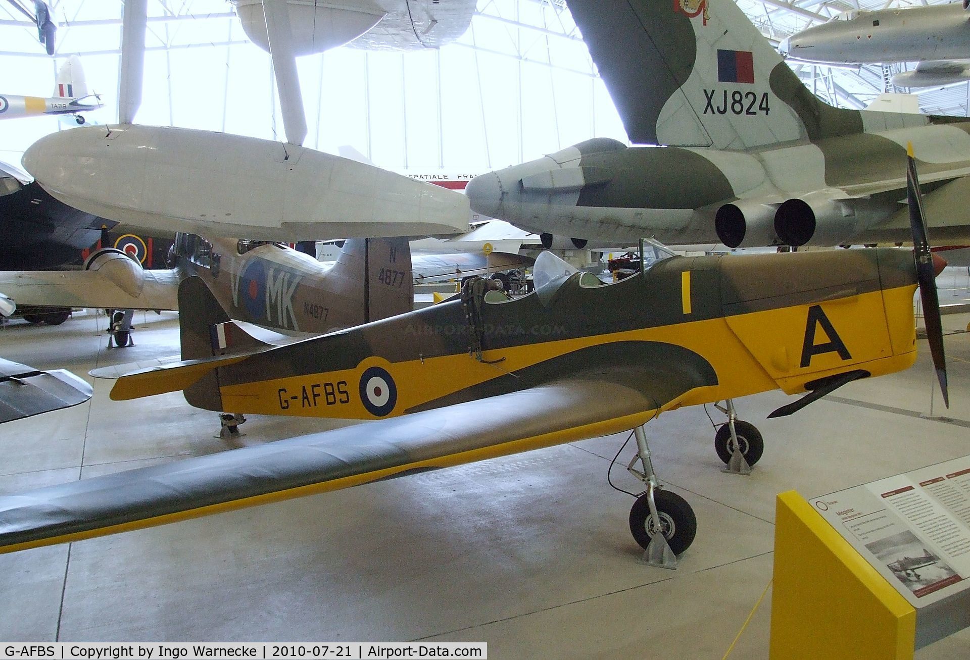 G-AFBS, 1937 Miles M14A Hawk Trainer 3 C/N 539, Miles M.14A Hawk Trainer at the Imperial War Museum, Duxford