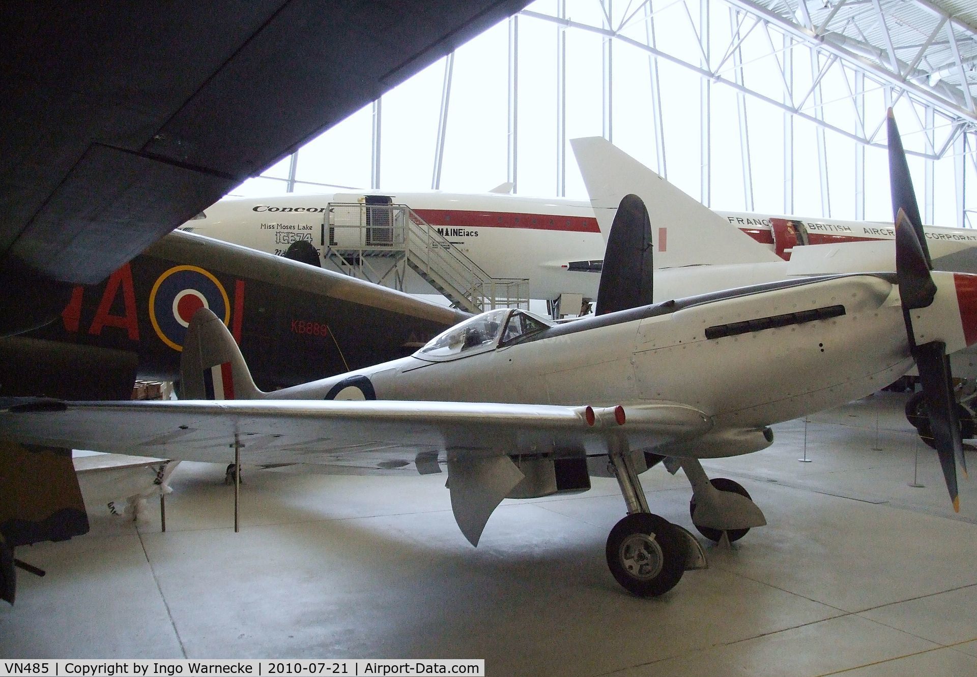 VN485, Supermarine 356 Spitfire F.24 C/N SMAF.21567, Supermarine Spitfire F24 at the Imperial War Museum, Duxford
