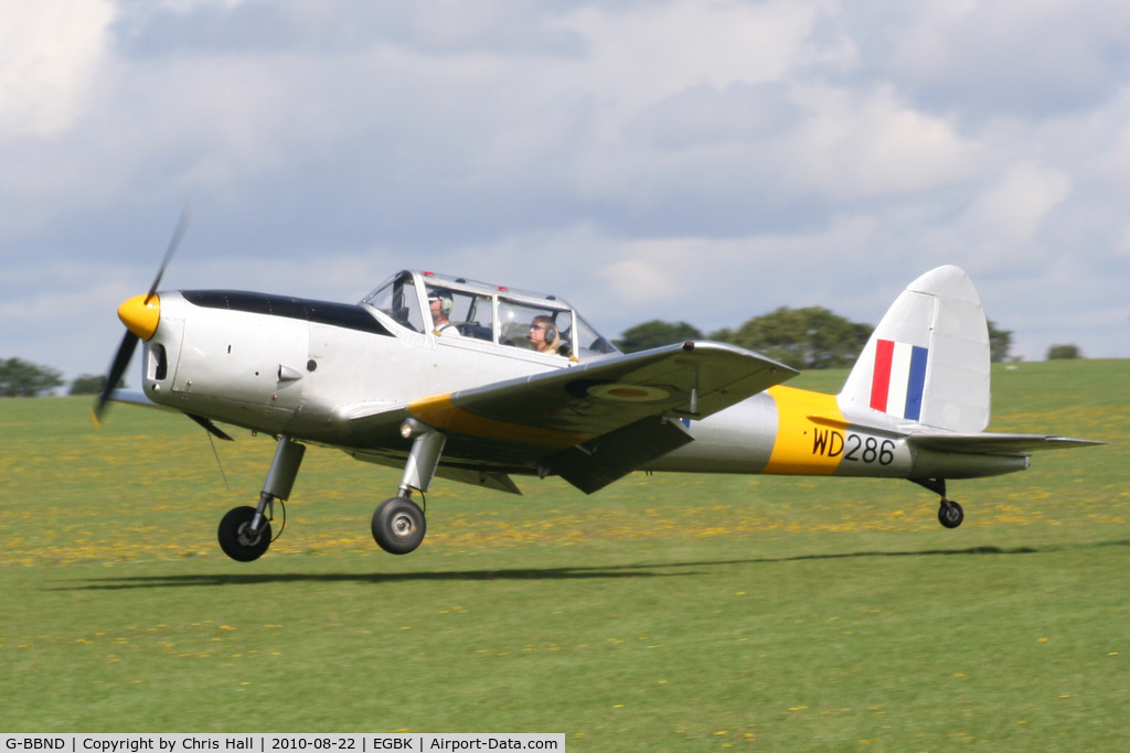 G-BBND, 1950 De Havilland DHC-1 Chipmunk T.10 C/N C1/0225, at the Sywell Airshow