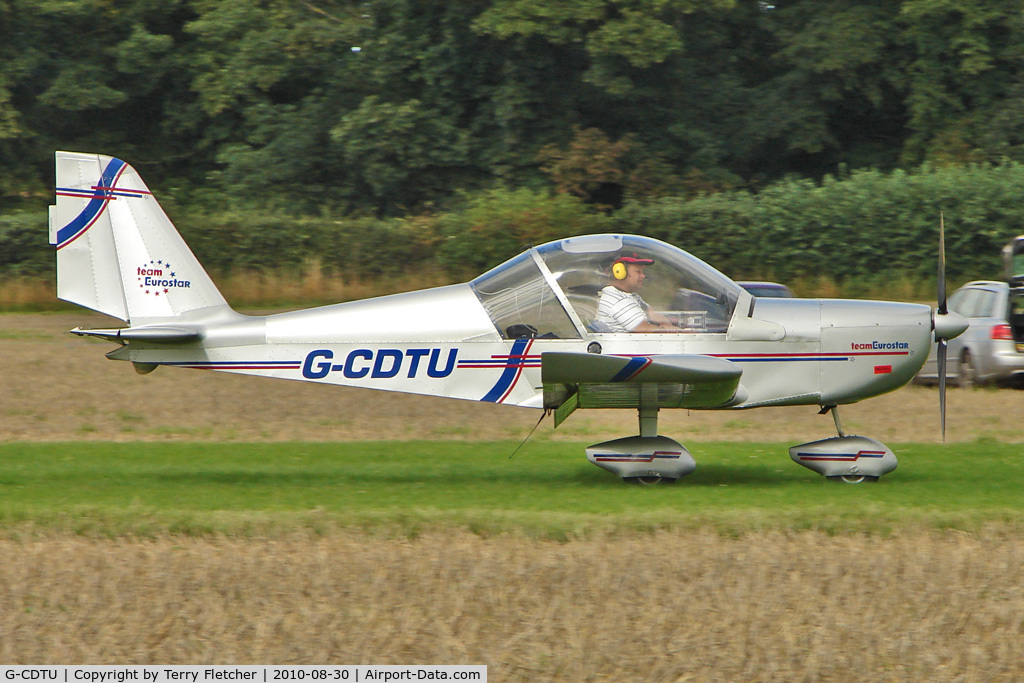 G-CDTU, 2005 Cosmik EV-97 TeamEurostar UK C/N 2522, 2005 Cosmik Aviation Ltd EV-97 TEAMEUROSTAR UK, c/n: 2522
 at 2010 Abbots Bromley Fly-In
