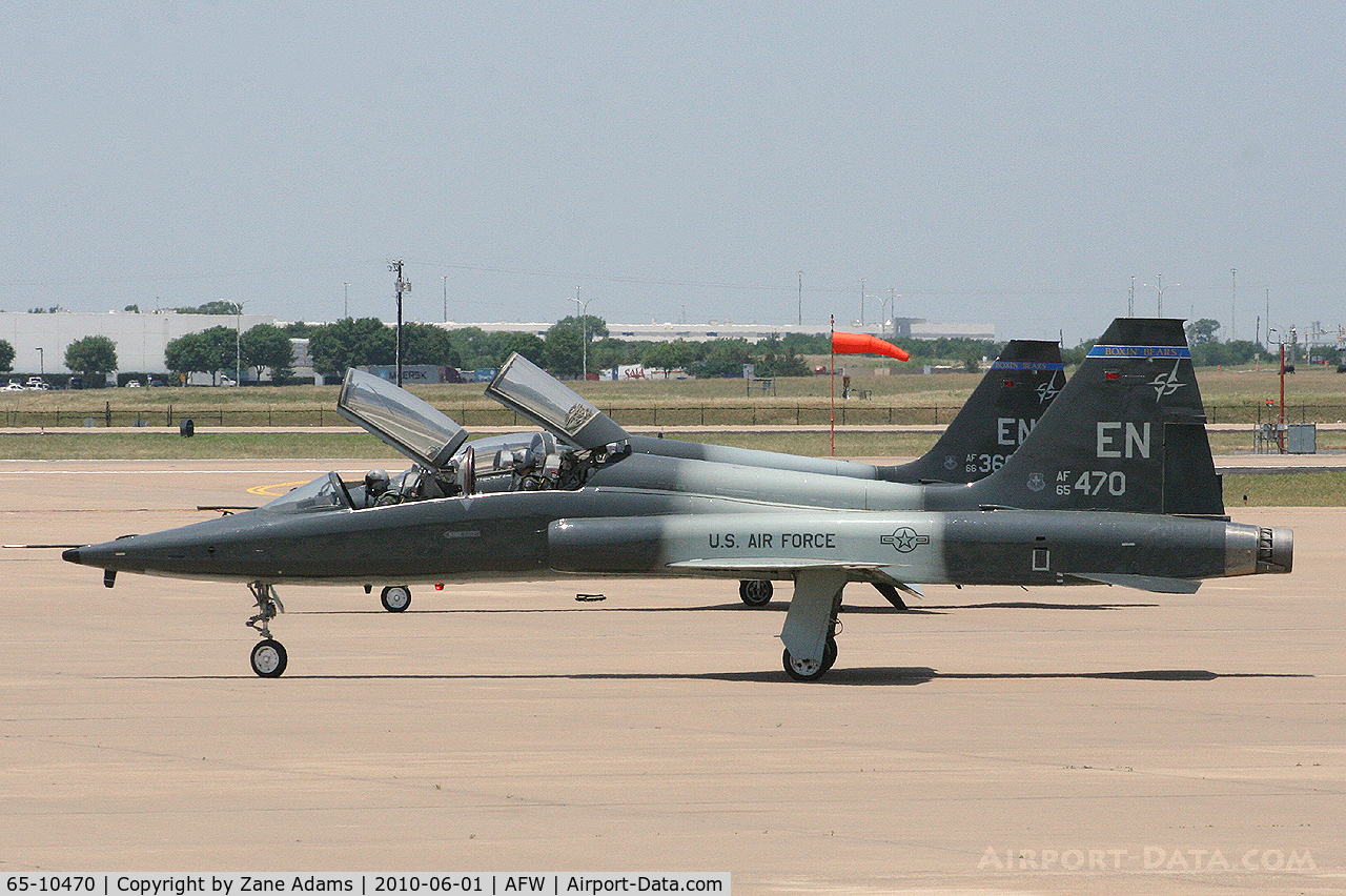 65-10470, 1965 Northrop T-38A-60 Talon C/N N.5889, At Alliance Airport, Fort Worth, TX