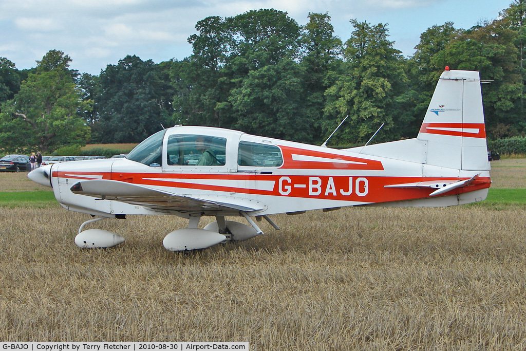 G-BAJO, 1972 American Aviation AA-5 Traveler C/N AA5-0260, 1972 American Aviation Corporation AMERICAN AA-5, c/n: AA5-0260 at Abbots Bromley Fly-In