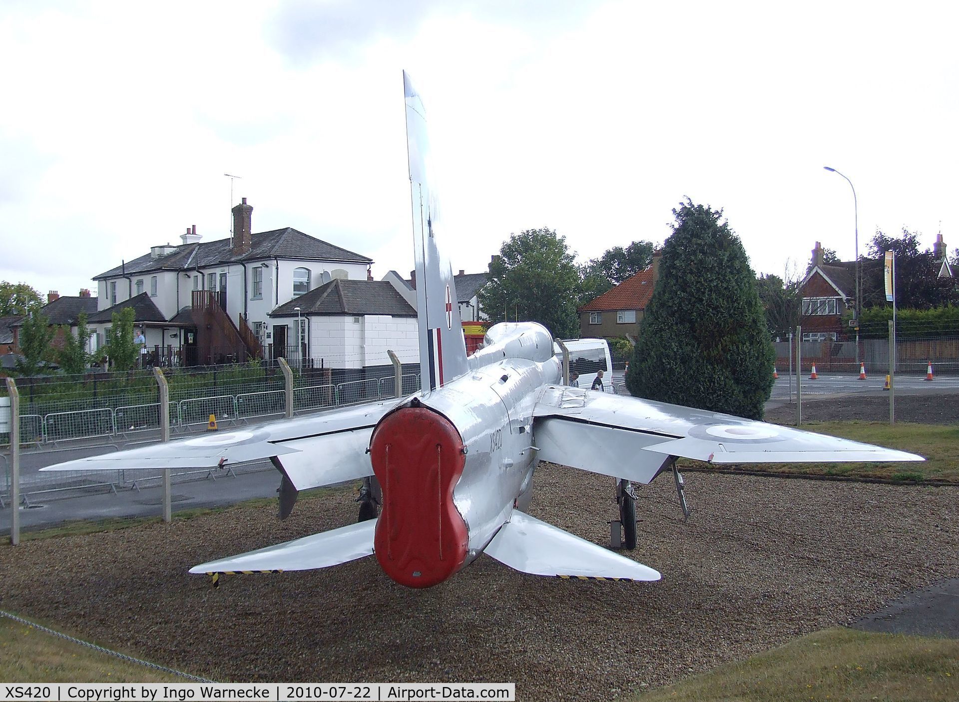 XS420, 1965 English Electric Lightning T.5 C/N 95005, English Electric (BAC) Lightning T5 at the Farnborough Air Sciences Trust