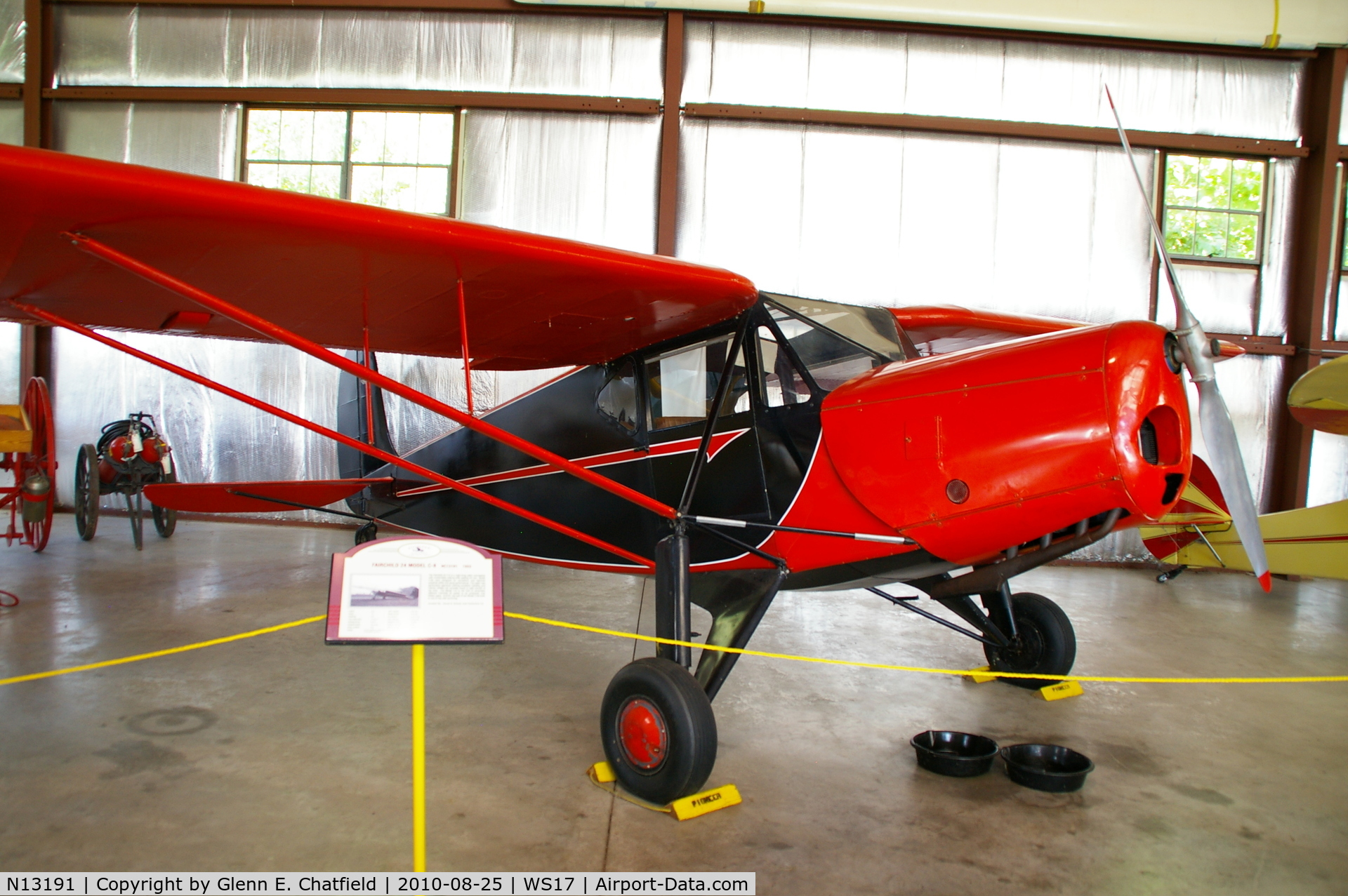N13191, 1933 Fairchild 24 C8 C/N 2009, At the EAA Museum