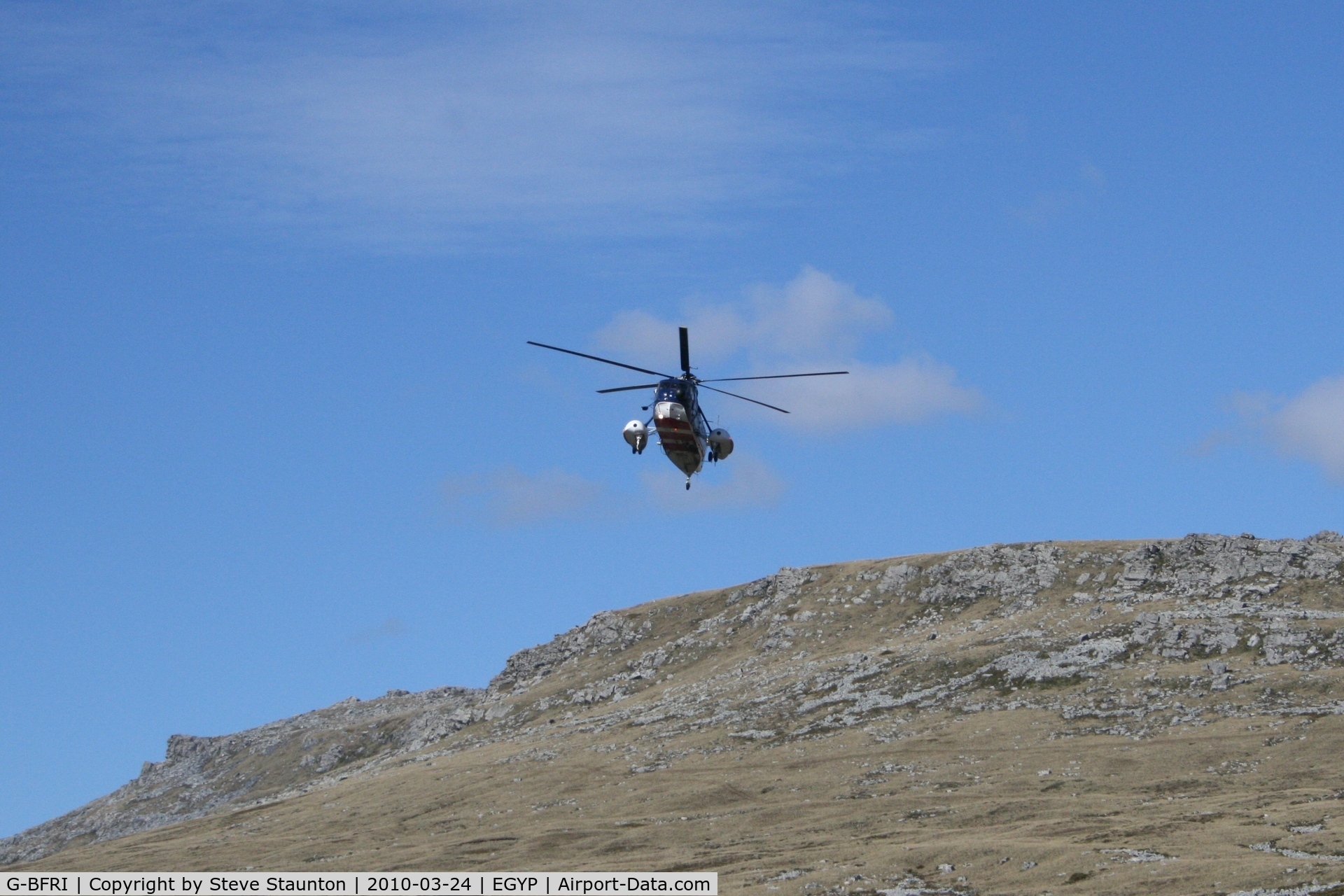 G-BFRI, 1978 Sikorsky S-61N C/N 61809, Taken in the Falkland Islands, March 2010. Taxi please!!!!