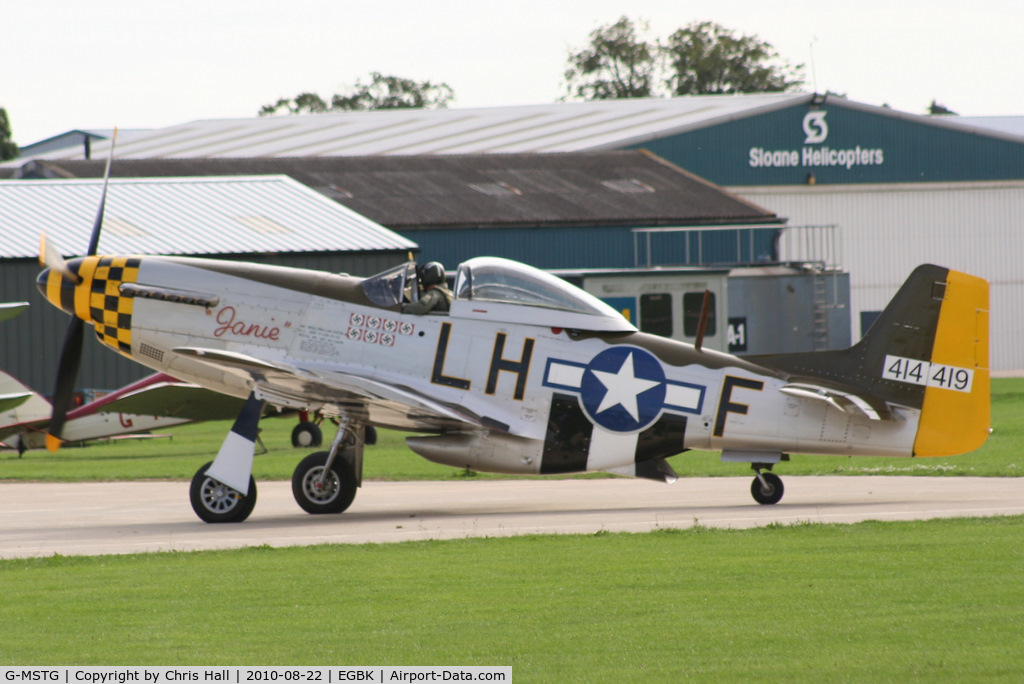 G-MSTG, 1945 North American P-51D Mustang C/N 124-48271, at the Sywell Airshow