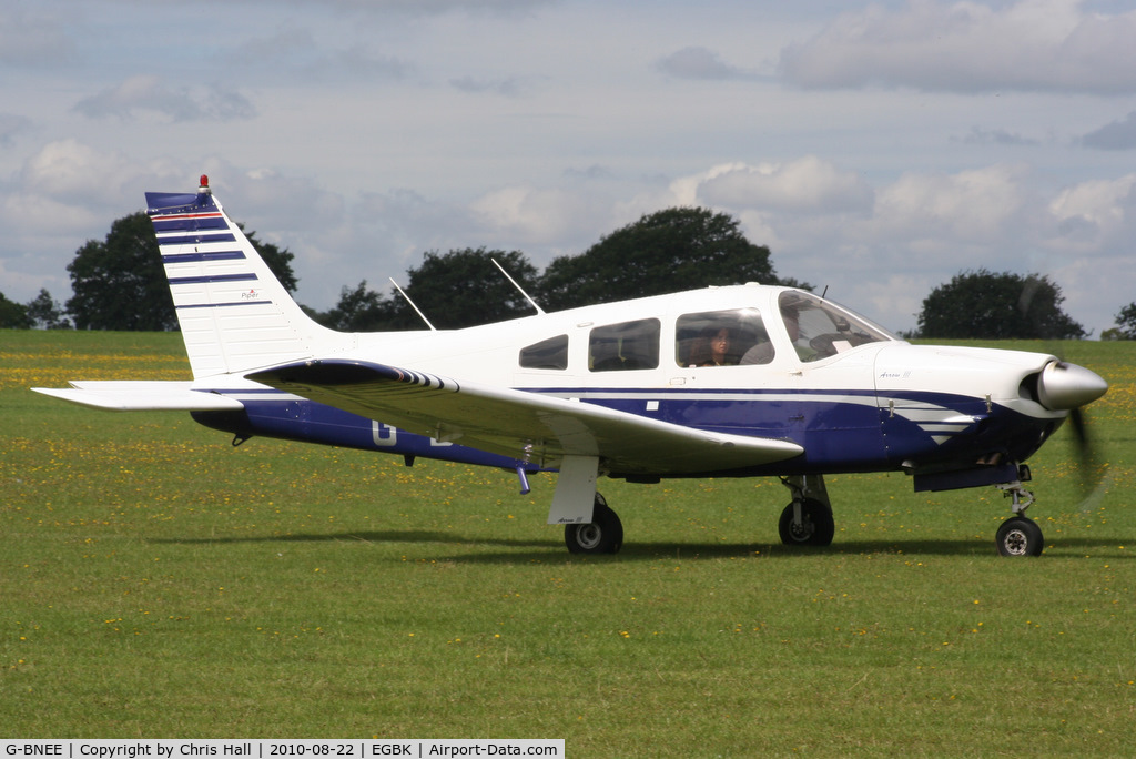 G-BNEE, 1978 Piper PA-28R-201 Cherokee Arrow III C/N 28R-7837084, at the Sywell Airshow