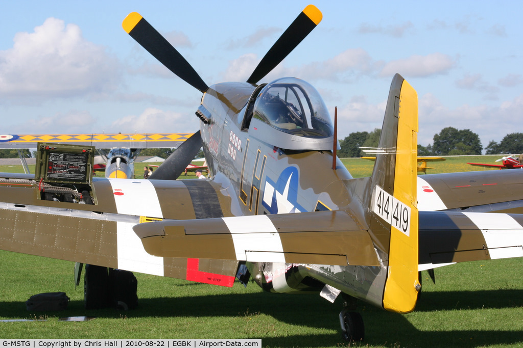 G-MSTG, 1945 North American P-51D Mustang C/N 124-48271, at the Sywell Airshow
