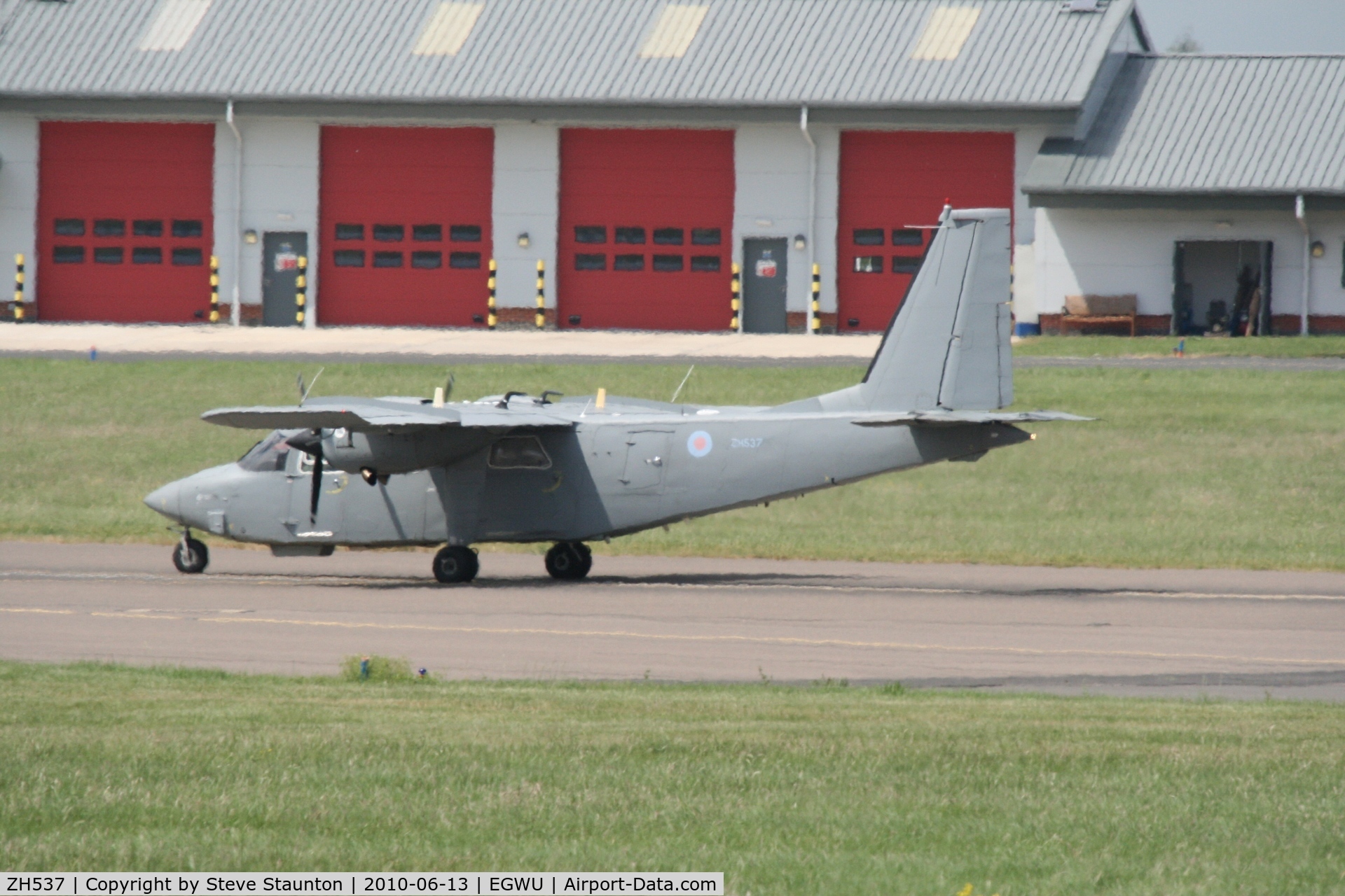 ZH537, Britten-Norman Islander CC.2 C/N 2118, Taken at RAF Northolt Photocall June 2010