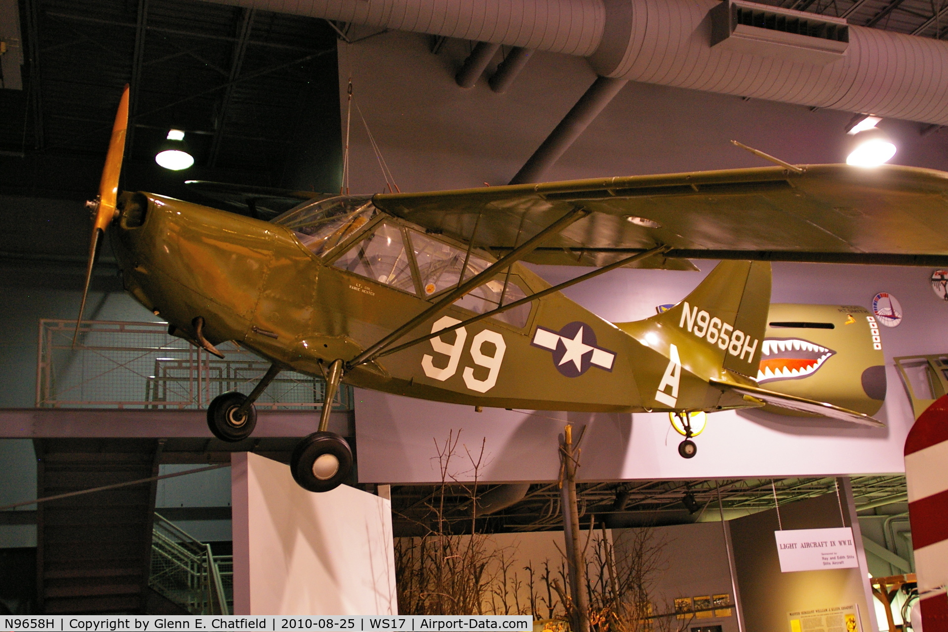 N9658H, 1944 Stinson L-5E Sentinel C/N 4297, At the EAA Museum
