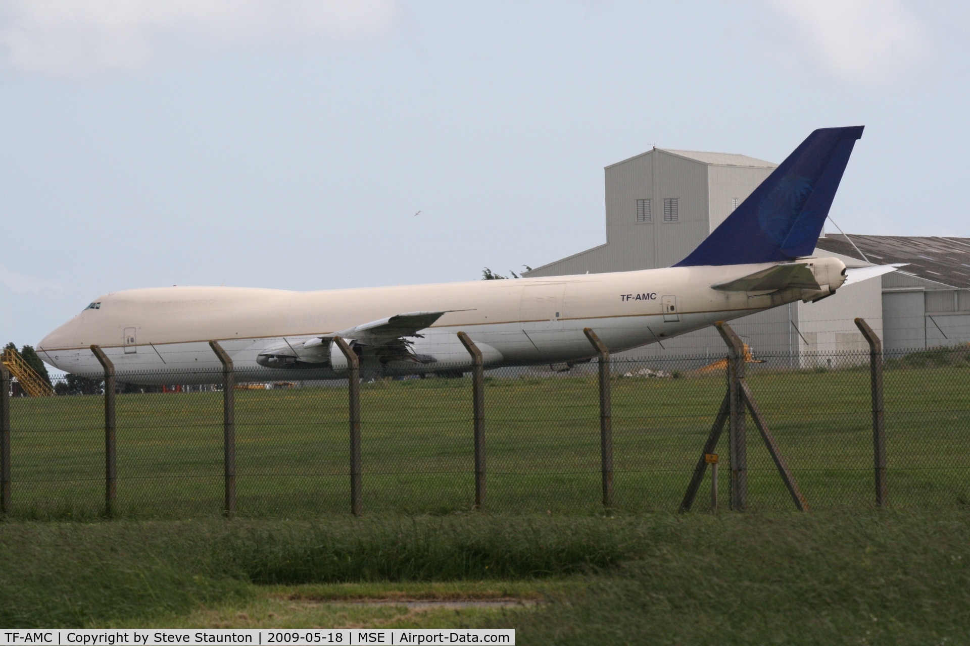 TF-AMC, 1979 Boeing 747-2B3F/SCD C/N 21835, Taken at Kent Airport May 2009