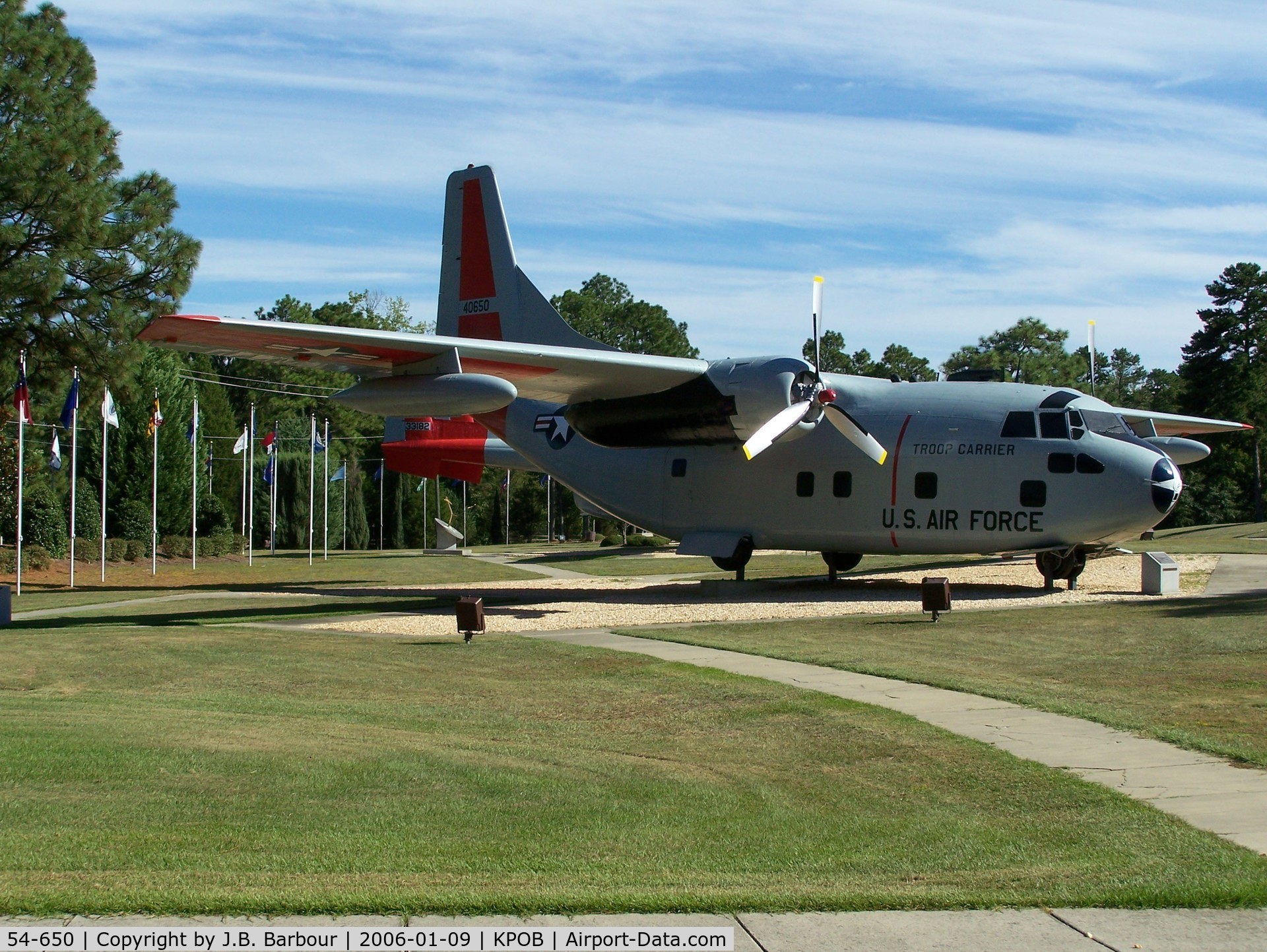54-650, 1954 Fairchild C-123B Provider C/N 20099, C123