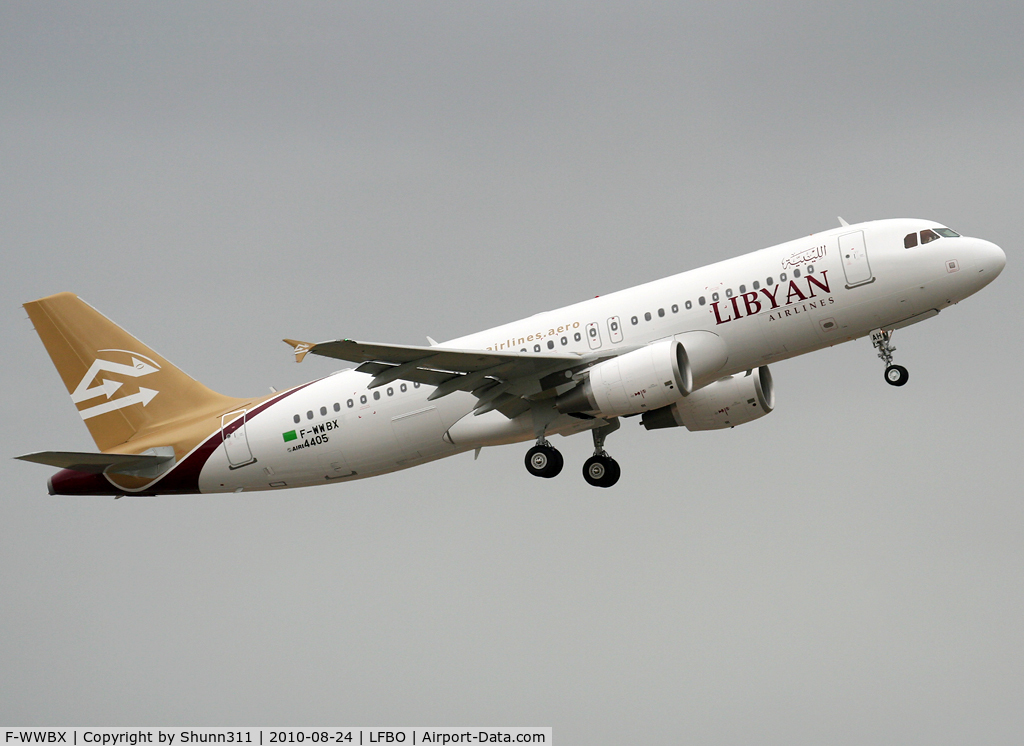 F-WWBX, 2010 Airbus A320-214 C/N 4405, C/n 4405 - To be 5A-LAH