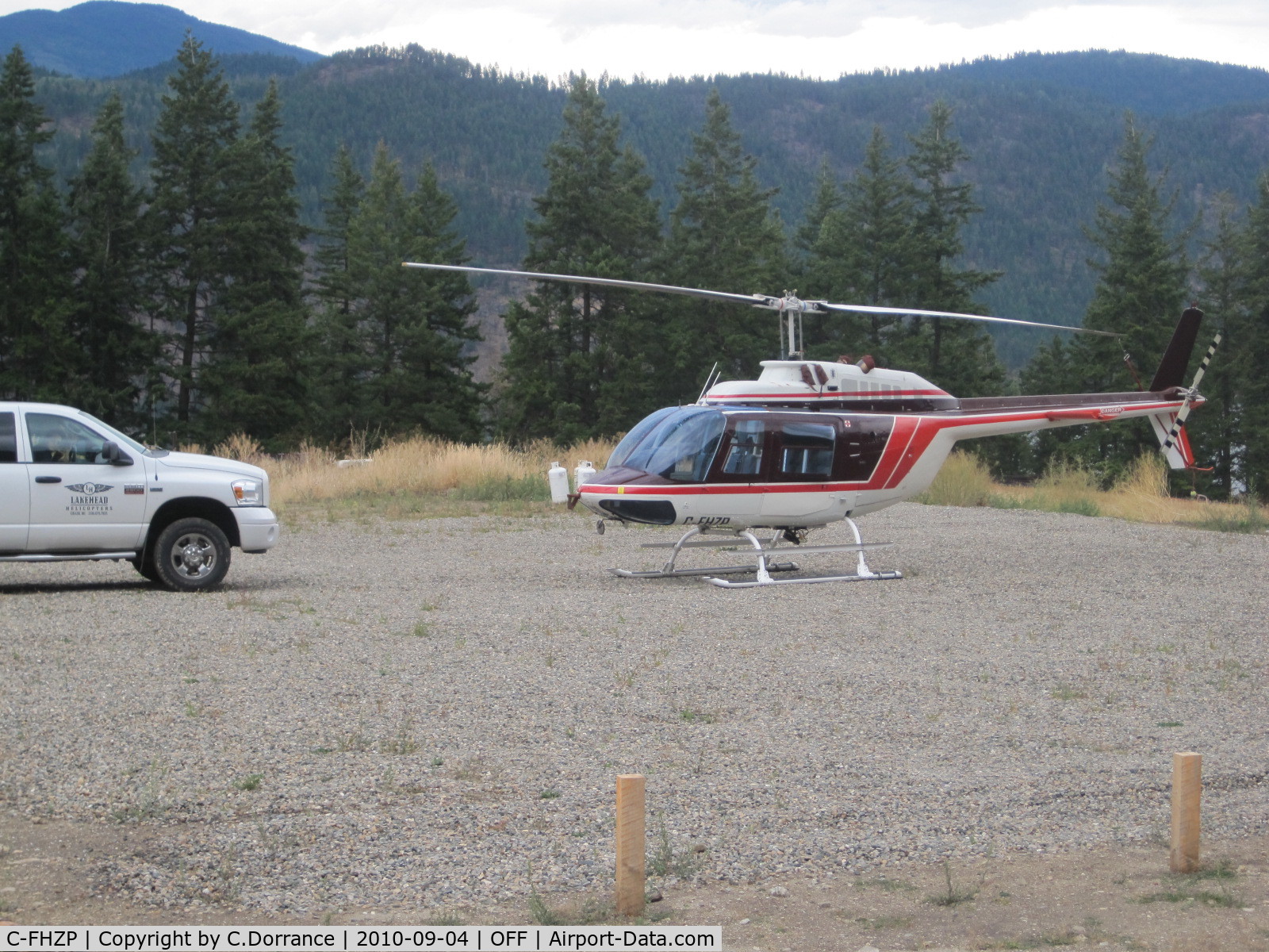 C-FHZP, 1973 Bell 206B-2 JetRanger C/N 1238, Lakehead Helicopters, Chase BC.