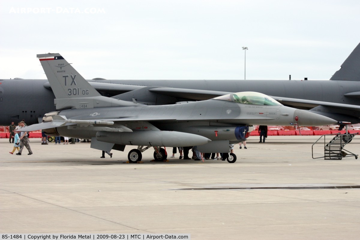 85-1484, 1985 General Dynamics F-16C Fighting Falcon C/N 5C-264, F-16